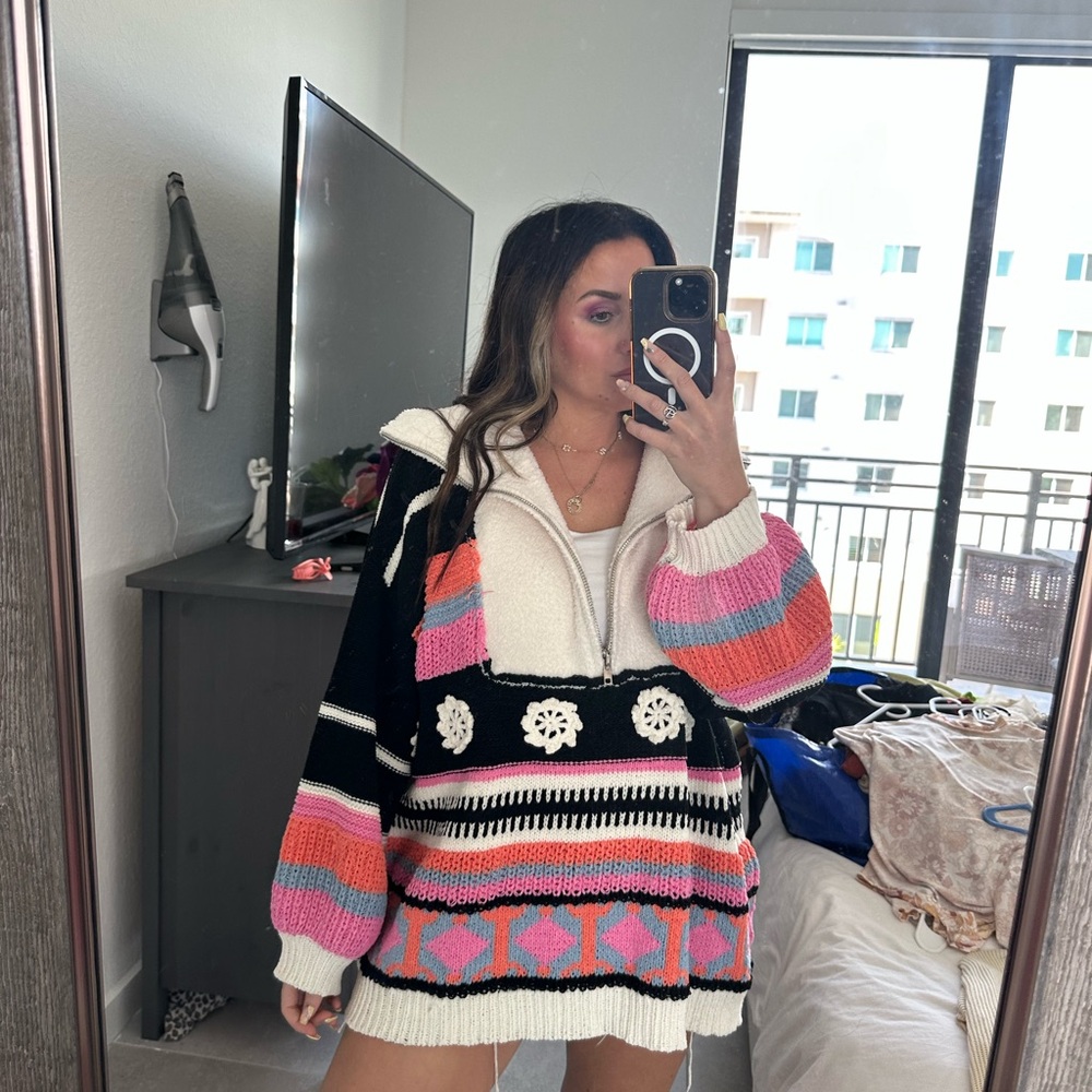 REVOLVE Multicolor Patterned Sweater - Picture 2 of 6